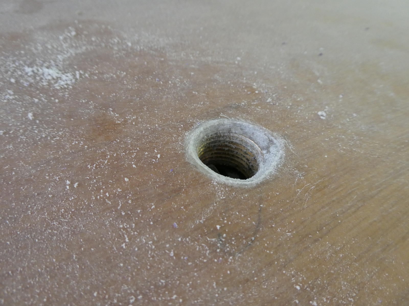 A larger hole